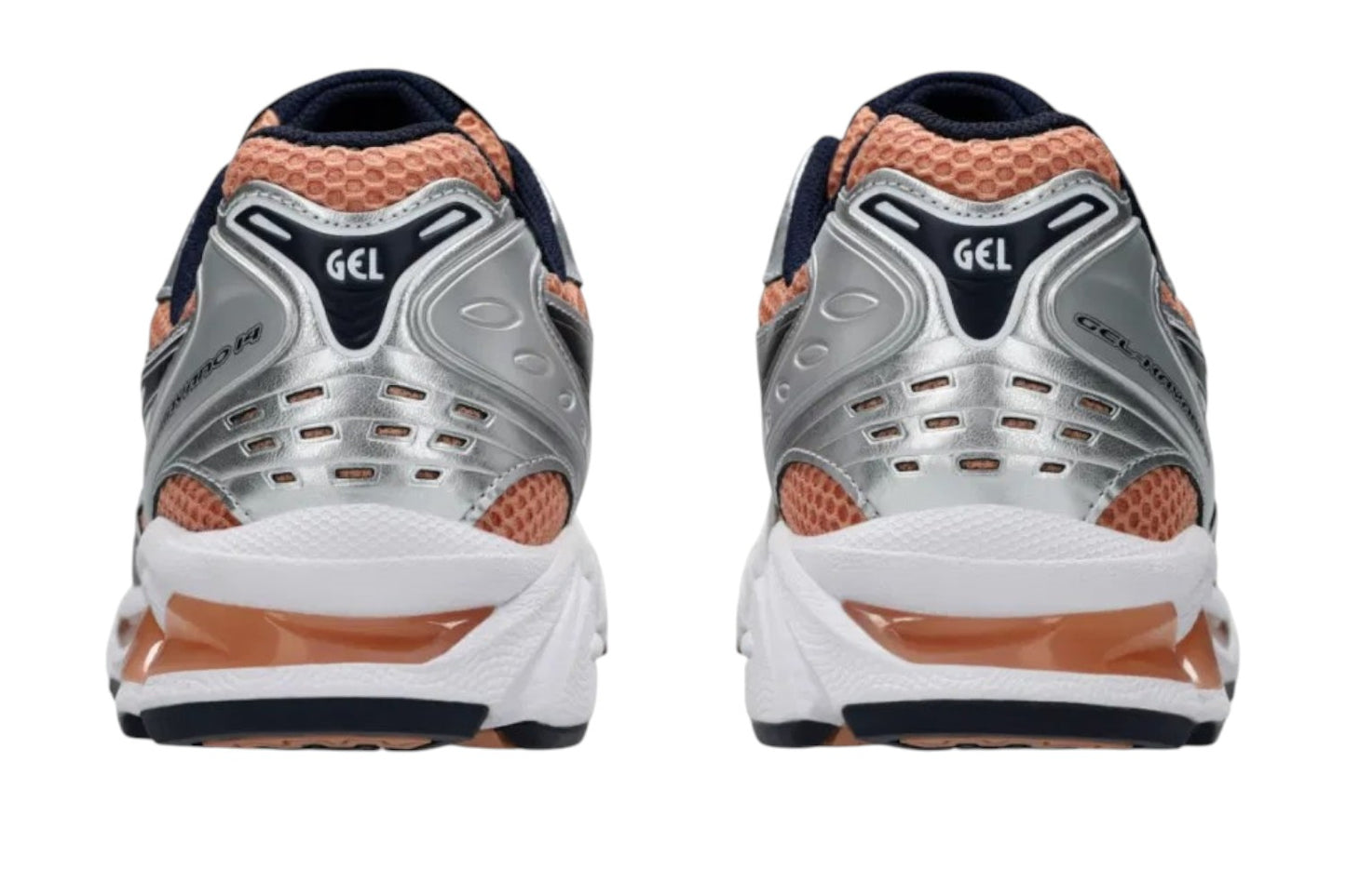 ASICS Gel-Kayano 14 Sepia Pure Silver - Hinten GEL Schriftzug