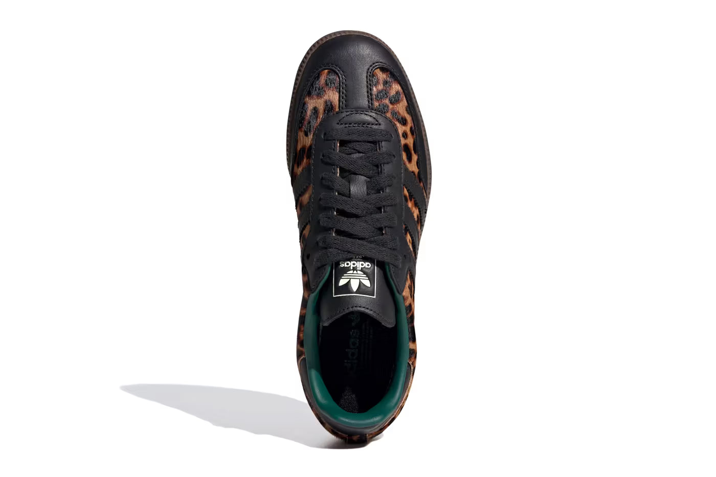 Adidas Samba OG Black Green Leopard (Women's) - klassy
