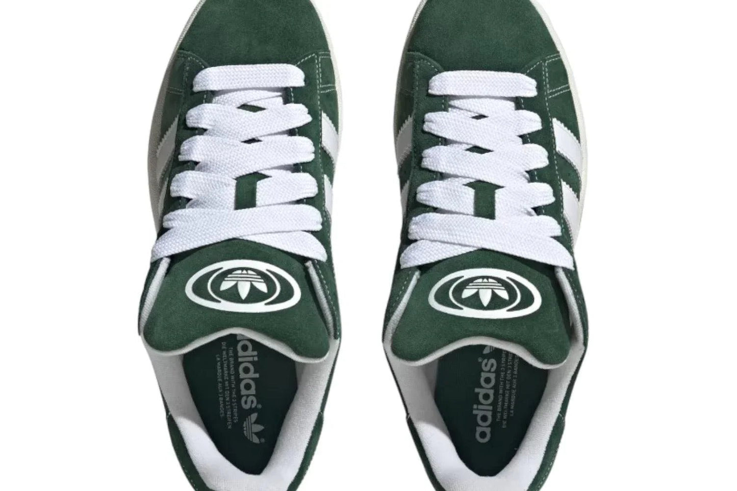 Adidas Campus 00's Dark Green Cloud White - klassy