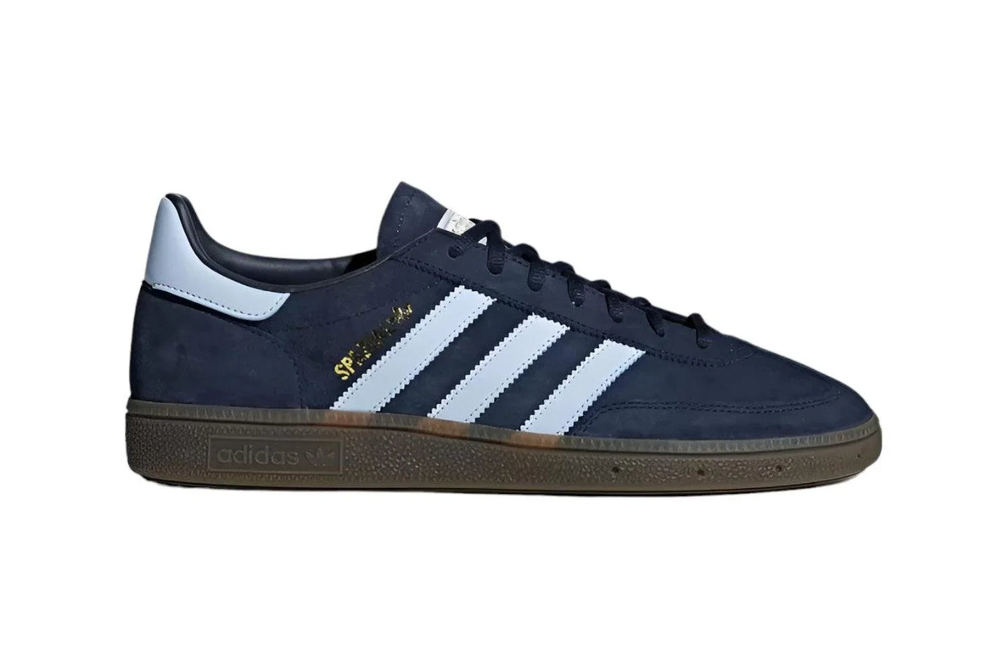 Adidas Handball Spezial Sneaker in Hellblau und Dunkelblau; Innenseite