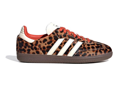 Adidas Samba OG Preloved Red Leopard (Women's) - klassy