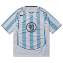 Nike T90 Dri-Fit Soccer Jersey 'Psychic Blue/White/Black/Black'