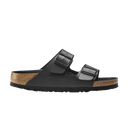 Birkenstock Arizona Birko Flor Black Black Foot Bed