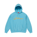 Supreme Arabic Logo Hooded Sweatshirt 'Blue'
