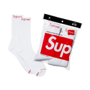 Supreme x Hanes Crew Socks (4 Pack) 'White'