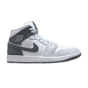 Jordan 1 Mid White Smoke Grey (Women's)