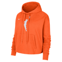 Team 13 Courtside Women's Nike WNBA Cropped Pullover Hoodie Brilliant Orange/Brilliant Orange/White