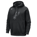 San Antonio Spurs Club Men's Nike NBA Pullover Hoodie Black