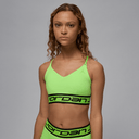 Jordan Sport Indy Women's Light Support Sports Bra Electric Green/Black/Electric Green