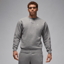 Jordan Brooklyn Fleece Men's Crew-Neck Sweatshirt Carbon Heather/White