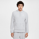 Nike Club Men's Winterized Pullover Hoodie Light Smoke Grey/Pure/White