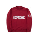 Supreme Tokyo Shop Flag Half Zip Pullover Red