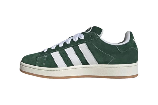 Adidas Campus Sneaker Grün mit weißen Streifen; Innenseite