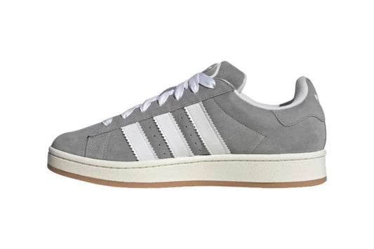 Adidas Campus Sneaker Grau mit weißen Streifen; Innenseite