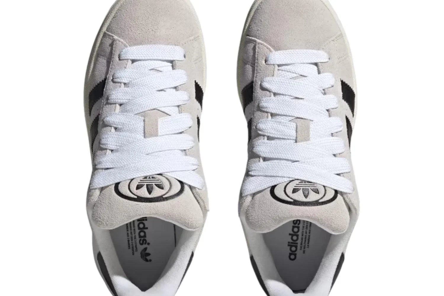 Adidas Campus 00's Crystal White Core Black - klassy