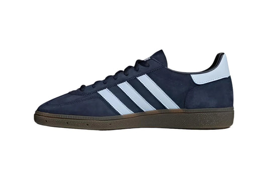 Adidas Handball Spezial Sneaker in Hellblau und Dunkelblau; Außenseite