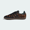 Adidas Samba OG Black Green Leopard (Women's)