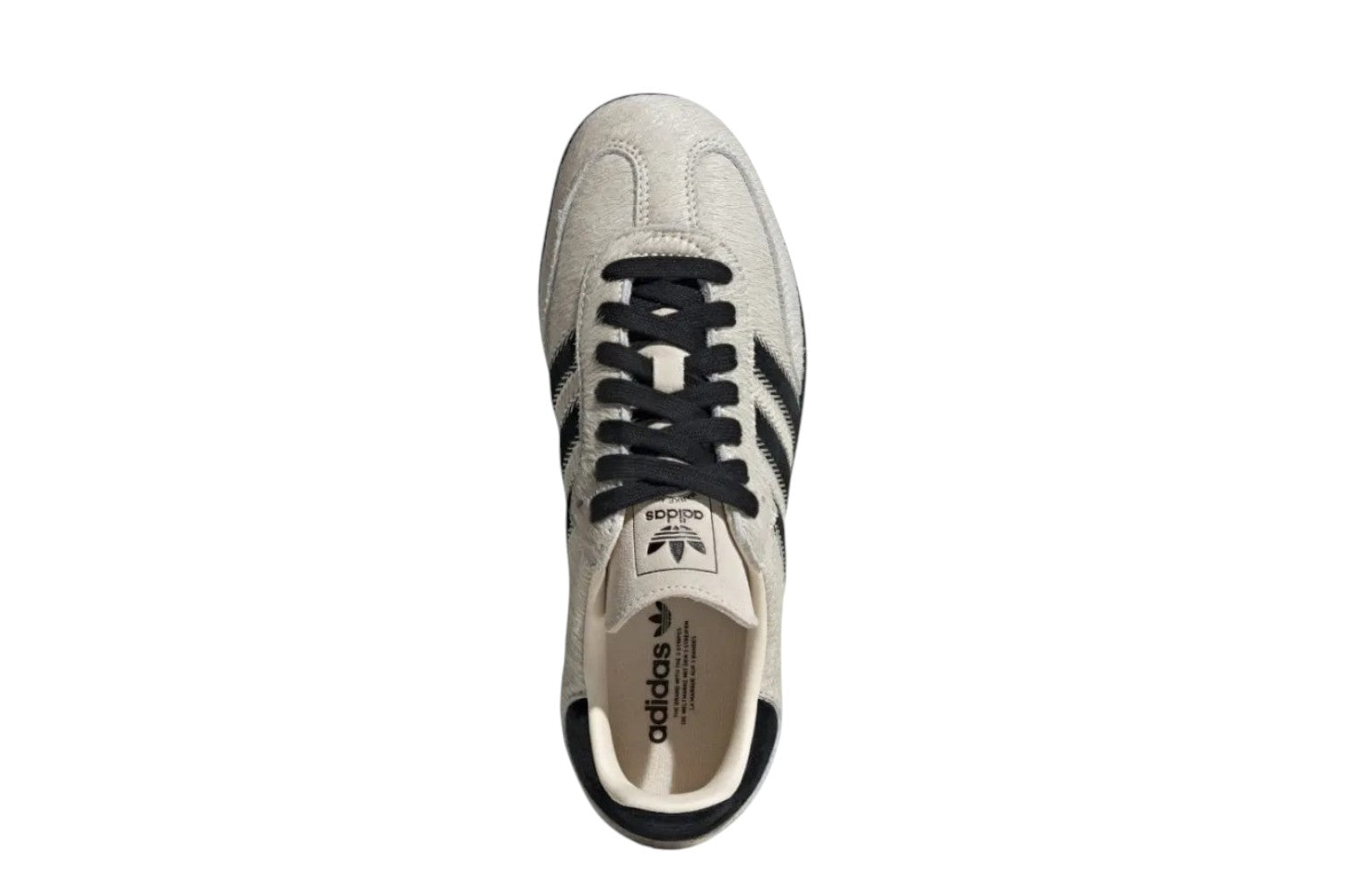 adidas Samba OG Wonder White Black Pony - oben ansicht