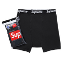 Supreme x Hanes Boxer Briefs (4 Pack) 'Black'