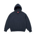 Supreme Satin Appliqué Hooded Sweatshirt 'Navy'