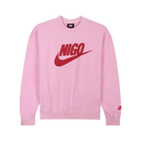 Nike x Nigo NRG Fleece Crew Sweatshirt Pink